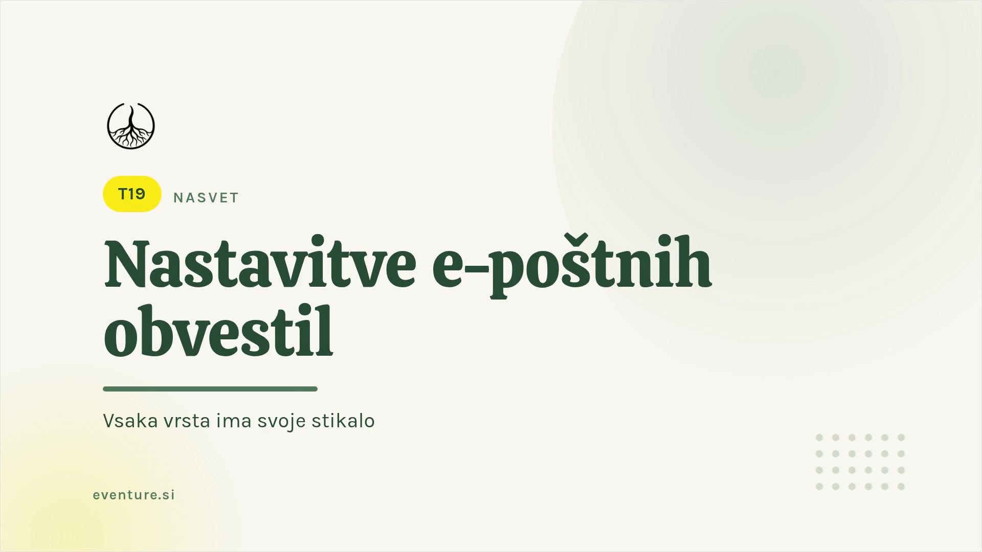 Savjet: odaberi koje e-poruke dobivaš