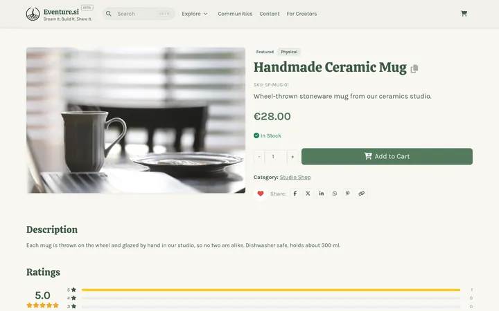 Offers - What visitors see